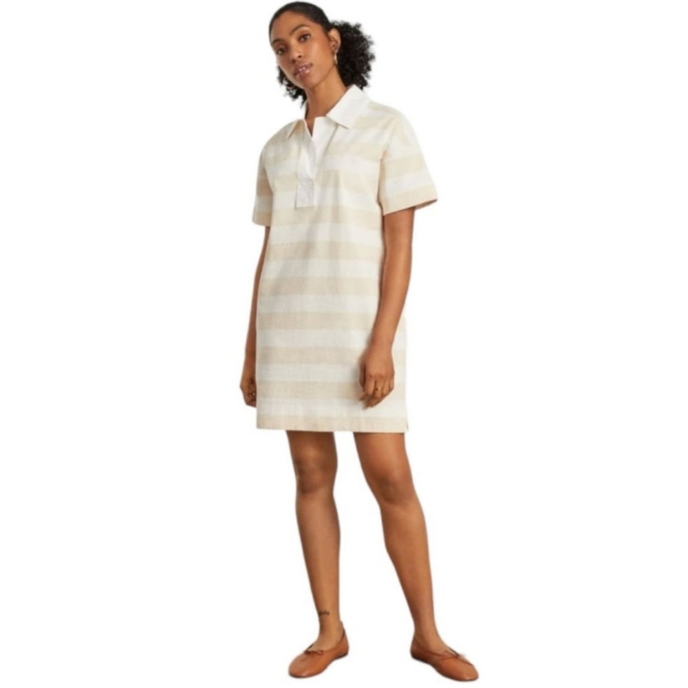 NWT Everlane The Organic Cotton Polo Dress Size S